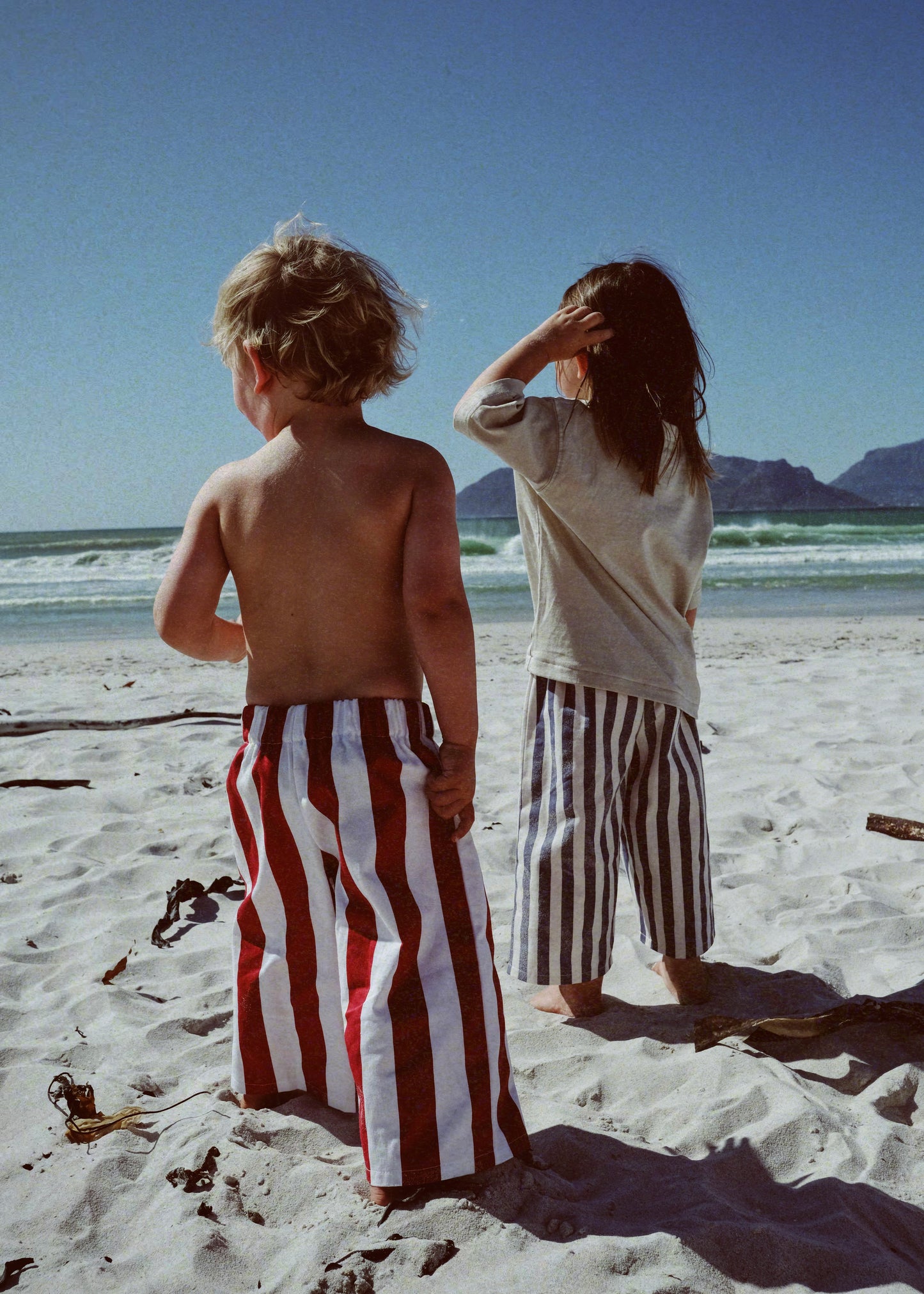 line up pants | blue